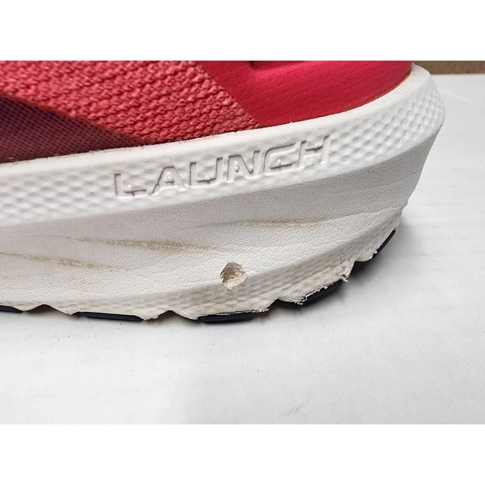 Brooks Launch 9.5 Womens Size 8.5 B Pink White Athletic Running Shoes Sneakers